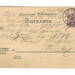 Poststempel Aurich auf Ganzsache vom 11.8.1887