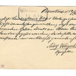 Poststempel Barntrup mit Eingangsstempel Leer auf Ganzsache vom 12.12.1896