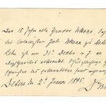 Poststempel Detern auf Ganzsache vom 3.1.1895