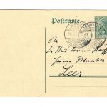 Landpoststempel Jemgum auf Ganzsache vom 20.6.1911
