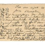 Poststempel Leer (Ostfriesland) auf Ganzsache vom 16.7.1888