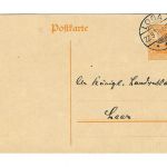 Poststempel Loga auf Ganzsache vom 22.9.1916
