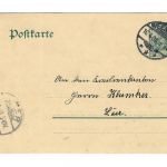Poststempel Weener auf Ganzsache vom 16.04.1908