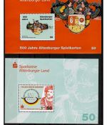 Privatpost Safe Mail Altenburg, Spielkarten, 2 Werte, 2 Blocks, selbstkleb.
