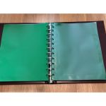 SAFE, Variant Ringbinder (11-Ring), Braun, mit 40 Hüllen transparent für ETB (B)