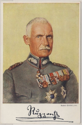 Bayern - Kronprinz Rupprecht von Bayern farb. Portraitkarte Uniform ca. 1915