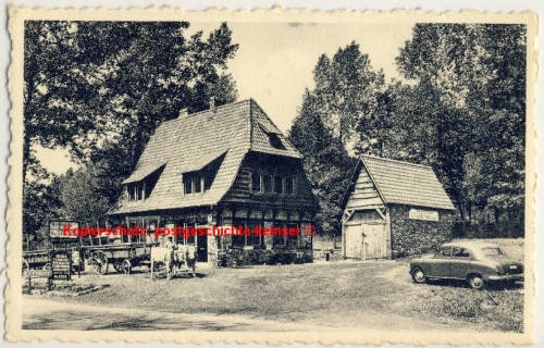 Belgien - Beuzet La Vieille Auberge Gaststätte - sw-AK ungelaufen, ca. 1950