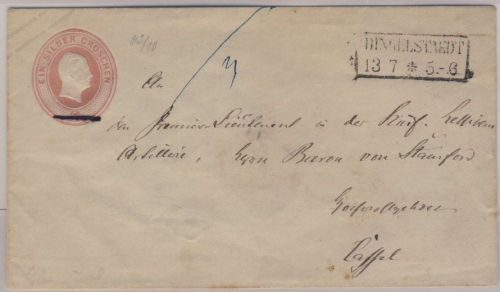 Preussen/Thurn&Taxis - 1 Sgr. Fr. Wilhelm IV. Ra2 Dingelstaedt - Cassel 1856