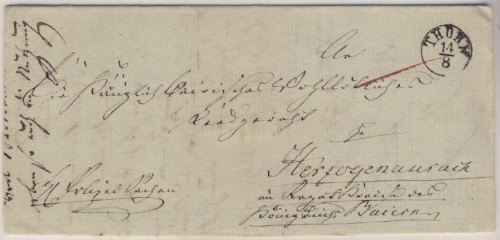 Preussen/Bayern - Thorn Fingerhut-K1 Polizeisache n. Herzogenaurach 1846
