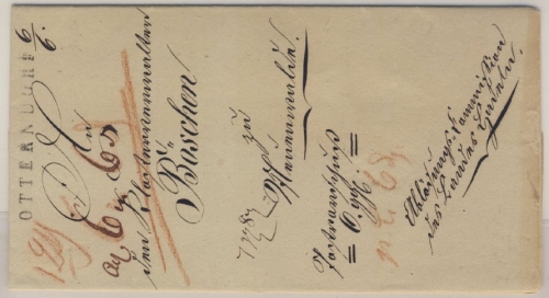 Hannover - Otterndorf, L1 a. Postvorschußbrief n. Kloster Neuenwalde 1845