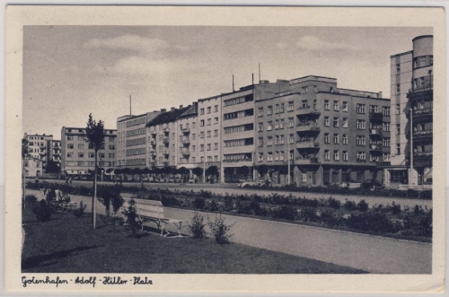 Pommern - Gotenhafen AH-Platz sw-Fotokarte gelaufen v. Neustrelitz Hamburg 1943