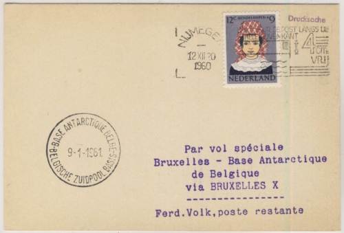 Niederlande - 12 C. Kindertracht, Lupo-Karte, Nijmegen - Brüssel - Base