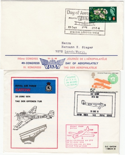 Großbritannien - Day of Aerophilately London 1964, RAF GatowTag d. offenen Tür