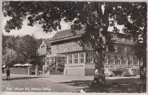 Niedersachsen - Neuhaus/Solling, Sollinger Hof, sw-Fotokarte gelaufen 1959