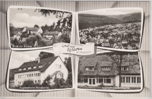Württemberg - Würm b. Pforzheim, sw-Mehrbild-Fotokarte ca. 1960, gelaufen 1980