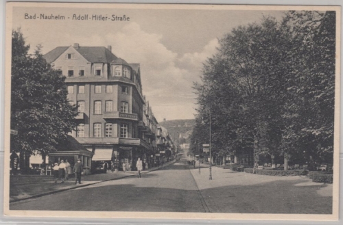 Hessen - Bad Nauheim, AH-Straße - sw-AK ungelaufen ca. 1935