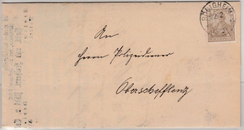 DR - 3 Pfg. Germania/Reichspost, Faltdrucksache (Holzversteigerung) Bödigheim n.