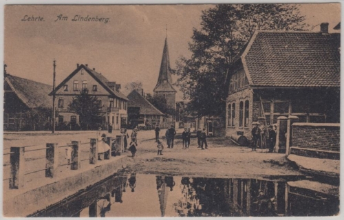 Niedersachsen - Lehrte, Am Lindenberg, sw-AK, ungelaufen ca. 1910
