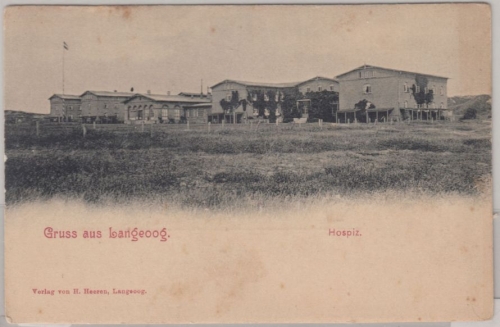 Niedersachsen - Langeoog, Hospiz - sw-AK, ungelaufen ca. 1900
