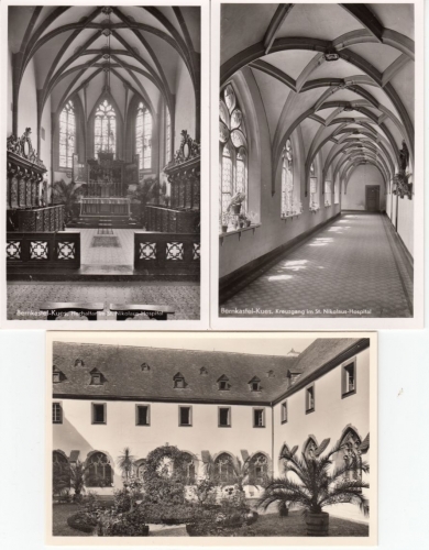 Rheinland-Pfalz - Bernkastel-Kues, 12 sw-Fotokarten, div. Ansichten 60er Jahre