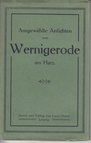 Sachsen-Anhalt - Wernigerode, Leporello m. 10 sw-Ansichtskarten ca. 1930/35