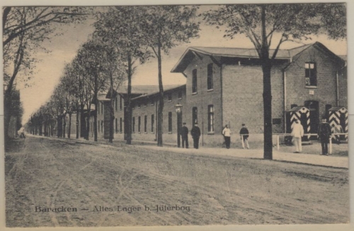 Brandenburg - Jüterbog Altes Lager, Baracken, sw-AK gelaufen 1911