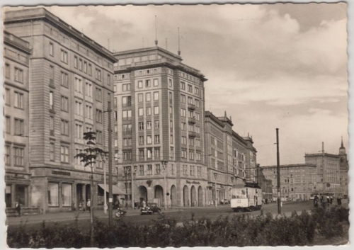 Sachsen-Anhalt - Magdeburg, 3 sw-Fotokarten 50er Jahre, Kaffee Stadt Prag u.a.