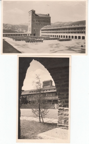 Bayern - Sonthofen, Ordensburg, 3 sw-Fotokarten ca. 1945/50, ungelaufen