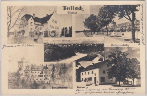 Bayern - Pullach, sw-Mehrbild-Fotokarte, ungelaufen ca. 1935
