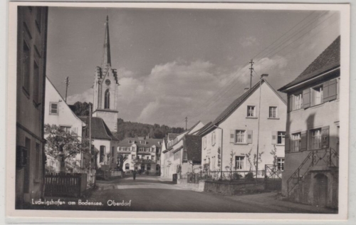Baden-Württemberg - Ludwigshafen a. Bodensee, Oberdorf, sw-Fotokarte ca. 1940