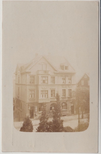 Nordrhein-Westfalen - Remscheid Fotokarte Gebäude m. Reichswappen, gelaufen 1926