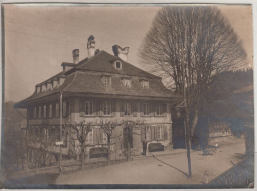 Schweiz - Langnau i.Emmental, Privatfoto 17x12,5cm, Villa, ca. 1910