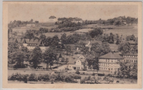 Sachsen - Wilkau-Hasslau, sw-AK, ungelaufen ca. 1920