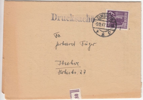 All.Bes. - Elmshorn 1947, Rundschreiben IHK Kiel, Zeitdokument Energieversorgung