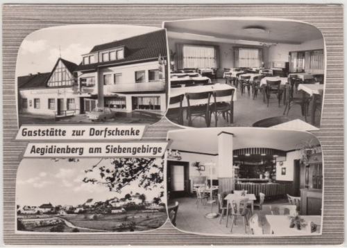 Nordrhein-Westfalen - Aegidienberg, Dorfschänke, sw-Mehrbild-Fotokarte ca. 1965