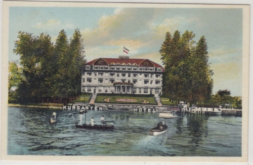 Baden-Württemberg - Friedrichshafen a.B. Kurgarten-Hotel, farb. AK ungelaufen