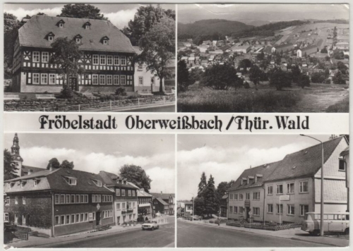 Thürigen - Oberweißbach, sw-Mehrbild-Fotokarte gelaufen ca. 1970/80