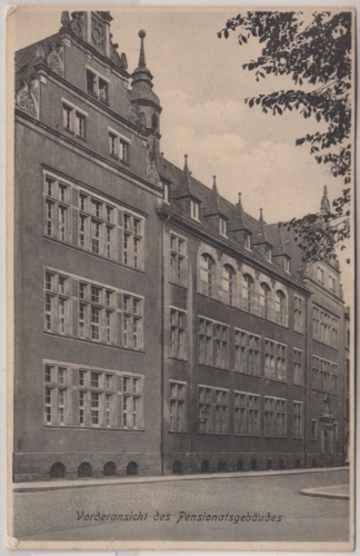 Thüringen - Erfurt, Pensionatsgebäude Ursulinenkloster sw-AK gelaufen 1935