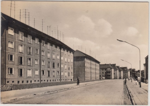 Brandenburg - Wittenberge (Prignitz) Dr. W. Külz Straße, sw-Fotokarte 1966