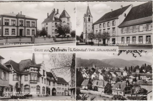 Baden-Württemberg - Steinen i. Wiesental Mehrbild-Fotokarte gelaufen 1961