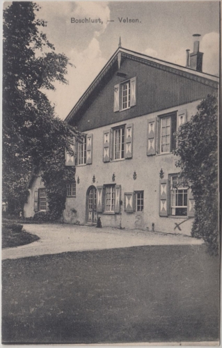 Niederlande - Velsen Boschlust Ijmuiden Gebäude sw-AK 1922