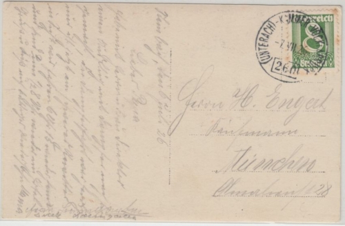 Österreich - Unterach Kammer Vöcklabruck 260 253 Bahnpost AK Steinbach Attersee