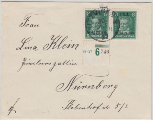 DR - 2x8 Pfg. Beethoven IAA Brief Kitzingen - Nürnberg 30.10.27