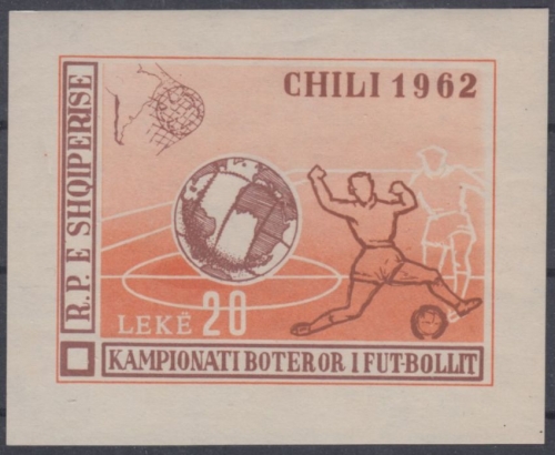 Albanien - Fussball WM Chile 1962 Blockausgabe postfrisch/MNH Block 12