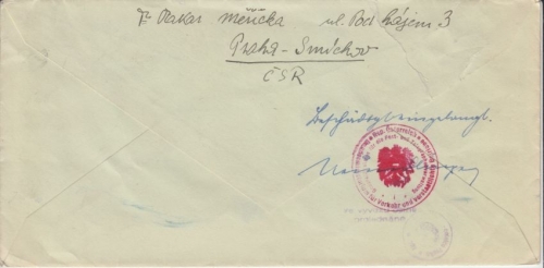 CSSR/Österreich - Beschädigt eingegangen Einschreibebrief Prag - Wien 1953