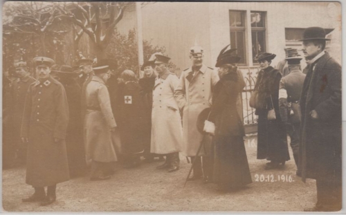 DR - Prinz Max von Baden Rotes Kreuz Sanitäter priv. sw-Fotokarte 1916