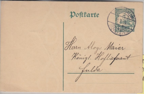 DOA - Blick auf Daressalam sw-Ansichtskarte ungelaufen ca. 1900