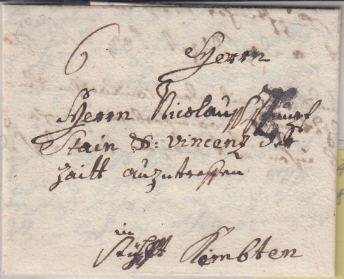 Bayern (Hochstift Augsburg) - Dillingen Altbrief n. Kempten 1792 - mit Inhalt