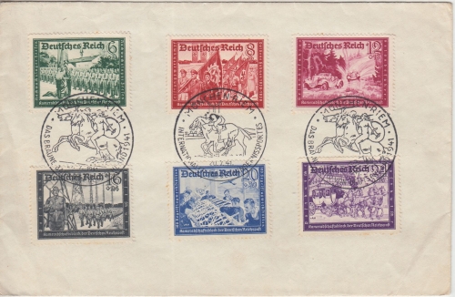 DR - Kameradschaftsblock Dt. Reichspost Satz 2 SST München 1941