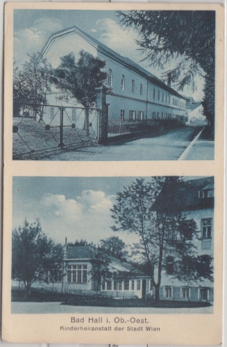 Österreich/OÖ - Bad Hall Kinderheilanstalt sw-Mehrbild-AK 1933